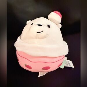 MINISO Pink and White Bear Plush